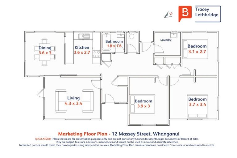 Photo of property in 12 Massey Street, Aramoho, Whanganui, 4500