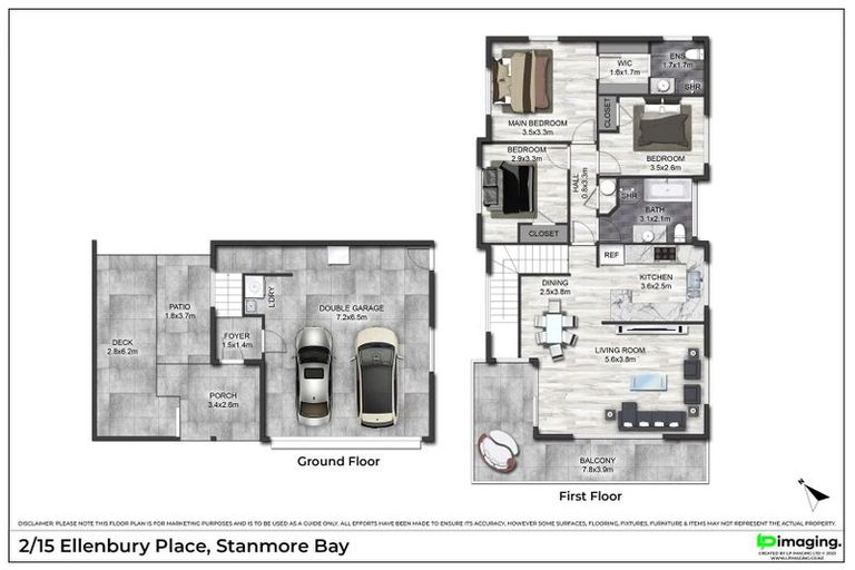 Photo of property in 2/15 Ellenbury Place, Stanmore Bay, Whangaparaoa, 0932