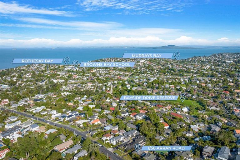 Photo of property in 1/58 Arran Road, Browns Bay, Auckland, 0630