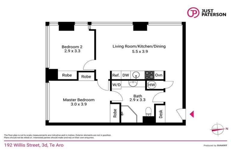 Photo of property in St Peters Apartments, 3d/192 Willis Street, Te Aro, Wellington, 6011