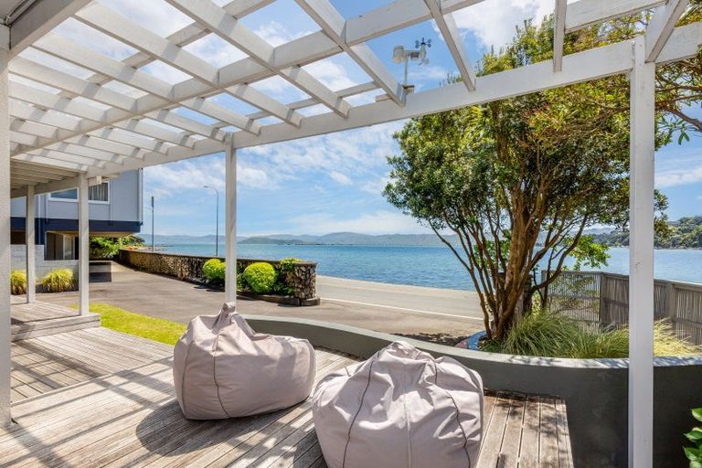 Photo of property in 1/2 Gill Road, Lowry Bay, Lower Hutt, 5013