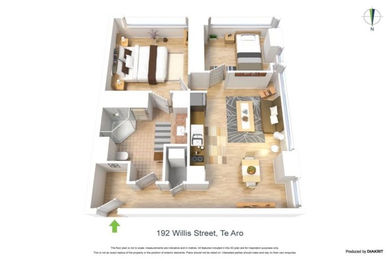 Photo of property in St Peters Apartments, 7d/192 Willis Street, Te Aro, Wellington, 6011