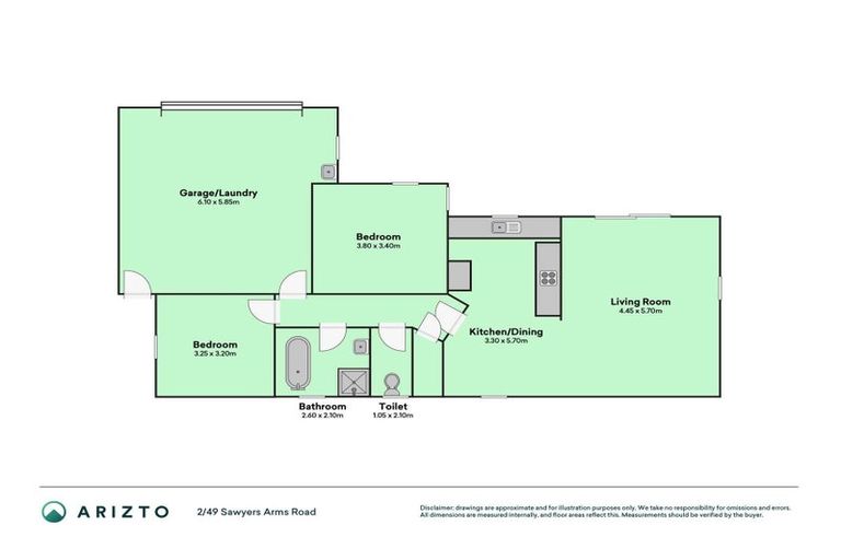 Photo of property in 2/49 Sawyers Arms Road, Northcote, Christchurch, 8052