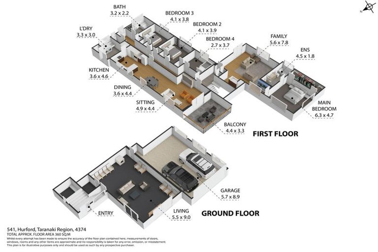 Photo of property in 541 Hurford Road, Hurford, New Plymouth, 4374