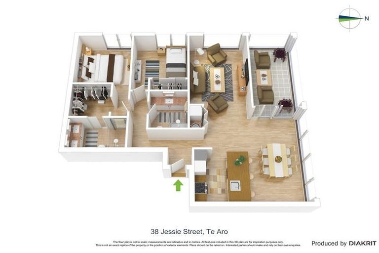 Photo of property in Il Casino Apartments, 501/38 Jessie Street, Te Aro, Wellington, 6011