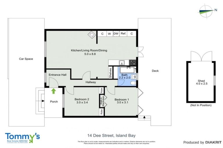 Photo of property in 14 Dee Street, Island Bay, Wellington, 6023