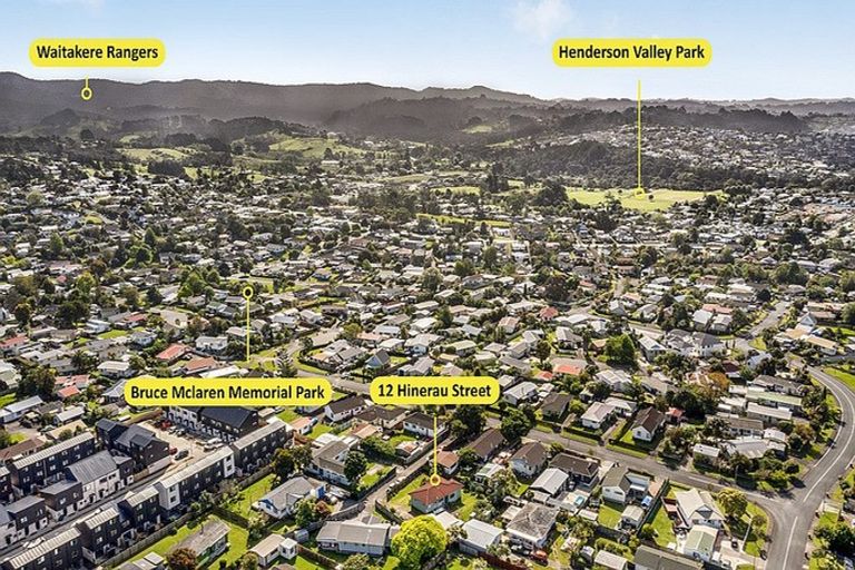 Photo of property in 12 Hinerau Street, Henderson, Auckland, 0612