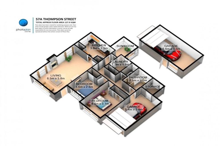 Photo of property in 57a Thompson Street, Leamington, Cambridge, 3432