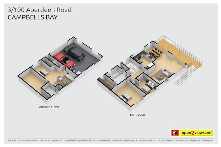 Photo of property in 3/100 Aberdeen Road, Campbells Bay, Auckland, 0620