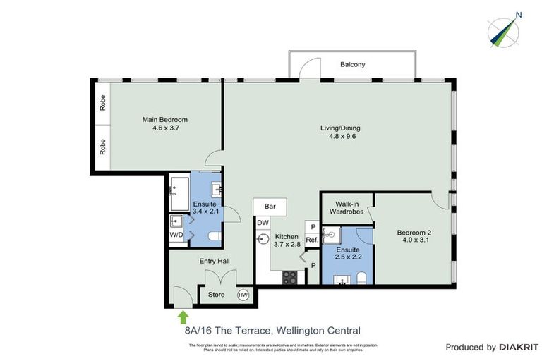 Photo of property in Kelvin House, 8a/16 The Terrace, Wellington Central, Wellington, 6011