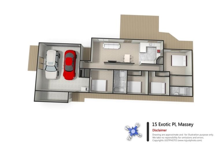 Photo of property in 15 Exotic Place, Massey, Auckland, 0614