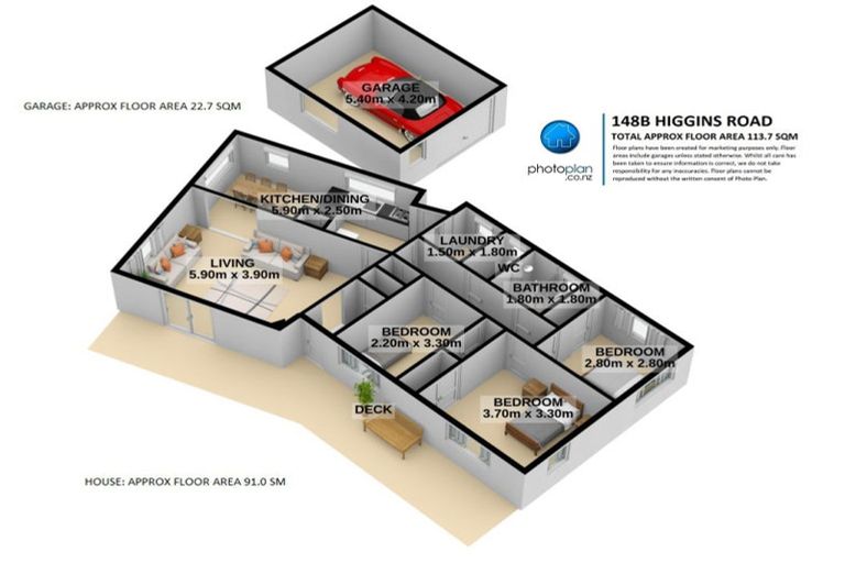 Photo of property in 148b Higgins Road, Frankton, Hamilton, 3204