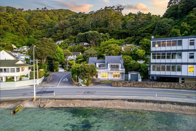 Photo of property in 1/2 Gill Road, Lowry Bay, Lower Hutt, 5013