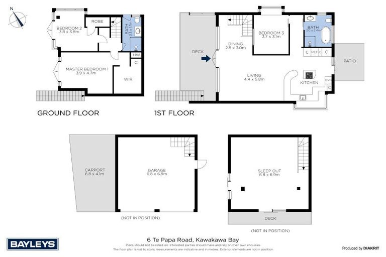 Photo of property in 6 Te Papa Road, Kawakawa Bay, Papakura, 2585