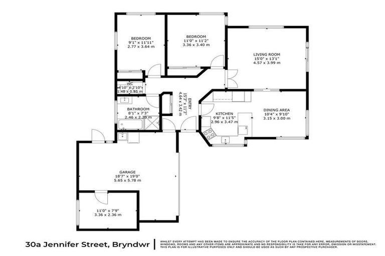 Photo of property in 2/30 Jennifer Street, Bryndwr, Christchurch, 8053