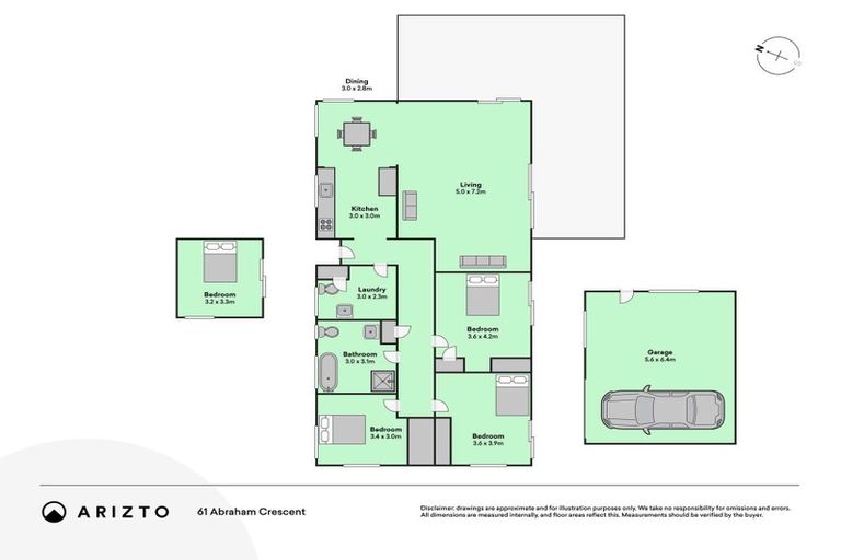 Photo of property in 61 Abraham Crescent, Milson, Palmerston North, 4414