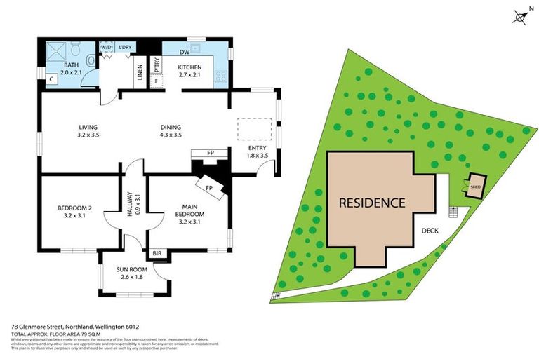 Photo of property in 78 Glenmore Street, Northland, Wellington, 6012