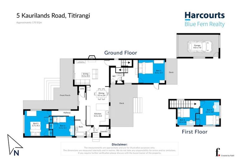 Photo of property in 5 Kaurilands Road, Titirangi, Auckland, 0604