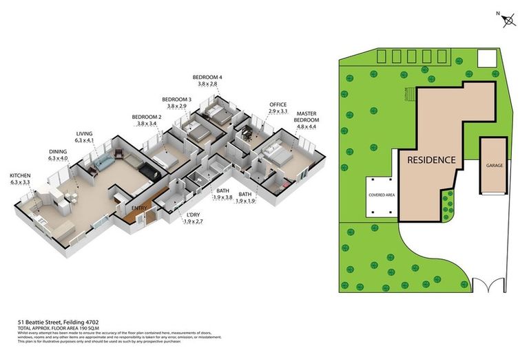 Photo of property in 51 Beattie Street, Feilding, 4702