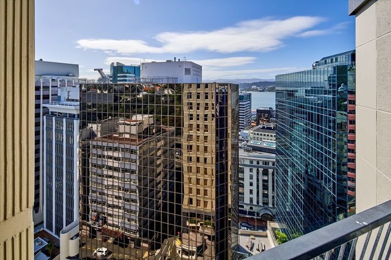 Photo of property in Terrace Garden Apartments, 13d/120 The Terrace, Wellington Central, Wellington, 6011