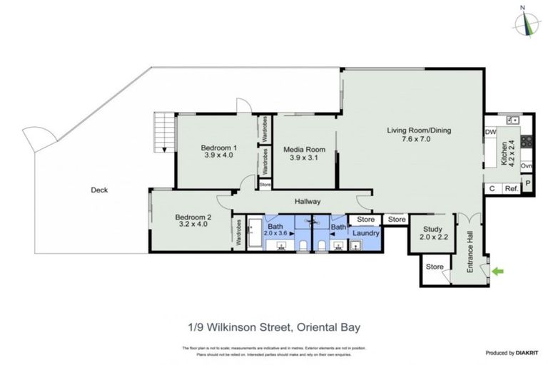 Photo of property in 1/9 Wilkinson Street, Oriental Bay, Wellington, 6011