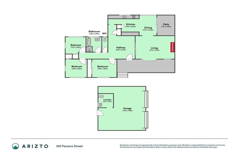 Photo of property in 160 Parsons Street, Springvale, Whanganui, 4501