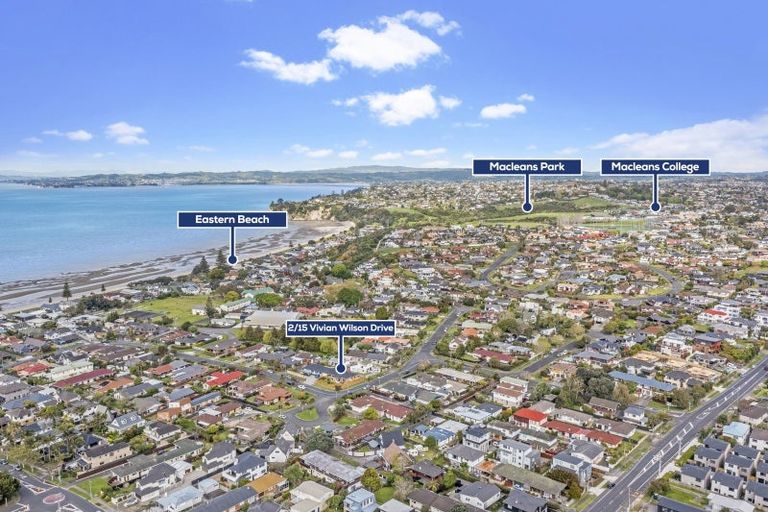 Photo of property in 2/15 Vivian Wilson Drive, Eastern Beach, Auckland, 2012