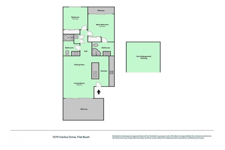 Photo of property in 17/11 Carlos Drive, Flat Bush, Auckland, 2016