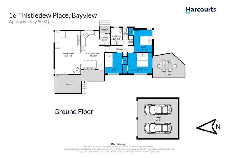 Photo of property in 16 Thistledew Place, Bayview, Auckland, 0629