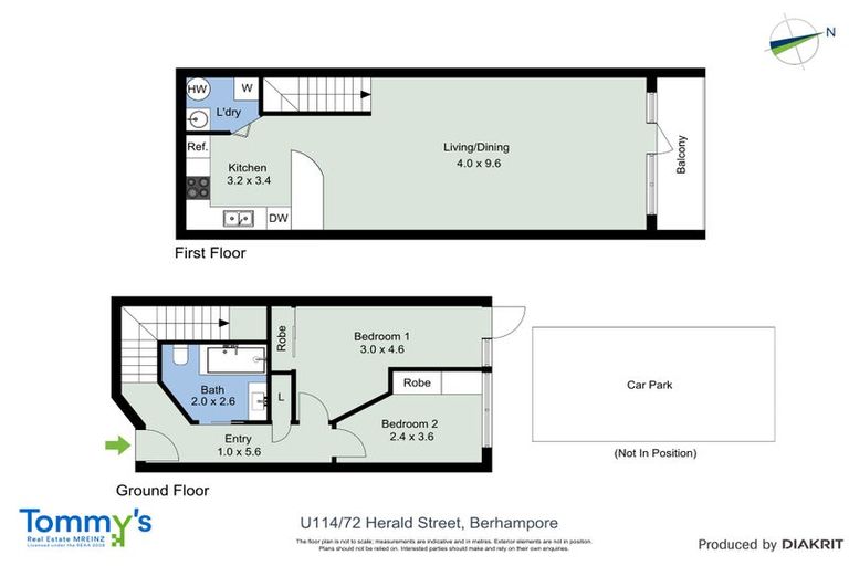 Photo of property in Luxford Villas, 114/72 Herald Street, Berhampore, Wellington, 6023