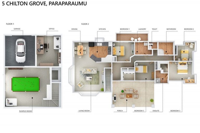 Photo of property in 5 Chilton Drive, Paraparaumu, 5032