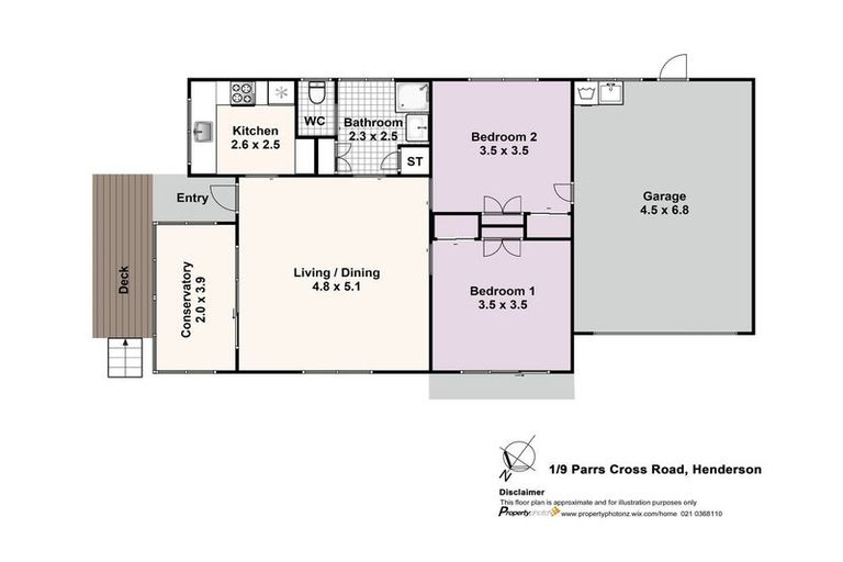 Photo of property in 1/9 Parrs Cross Road, Henderson, Auckland, 0612