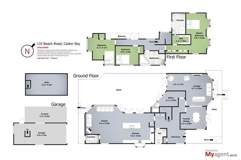 Photo of property in 128 Beach Road, Castor Bay, Auckland, 0620