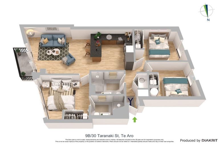 Photo of property in Elevate, 9/30b Taranaki Street, Te Aro, Wellington, 6011