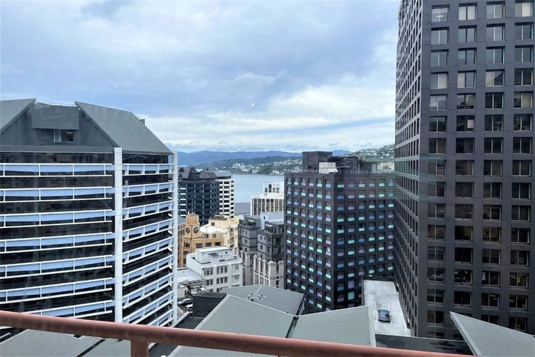 Photo of property in Orange Apartments/victoria Centr, 911/169 The Terrace, Wellington Central, Wellington, 6011