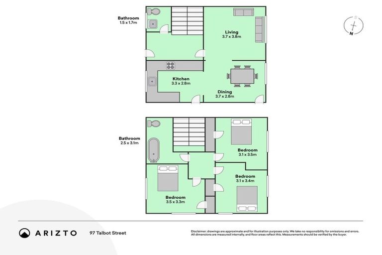 Photo of property in 97 Talbot Street, Whanganui East, Whanganui, 4500