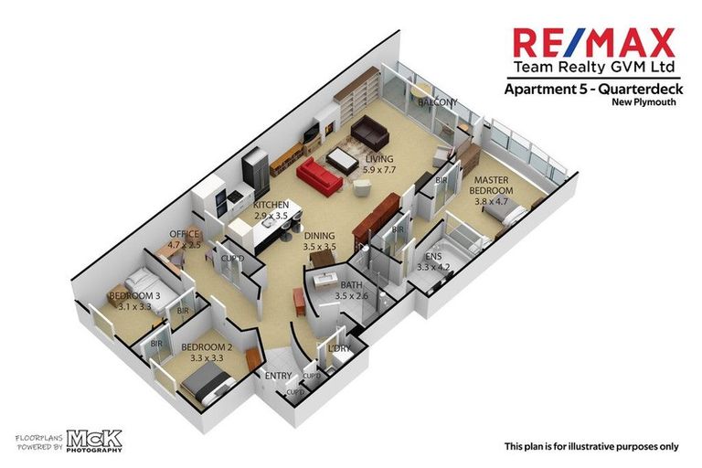 Photo of property in Quarterdeck, 5/4 Buller Street, New Plymouth, 4310