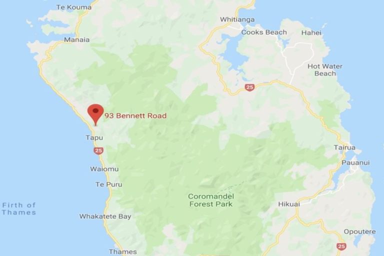 Photo of property in 93 Bennett Road, Te Mata, Thames, 3575