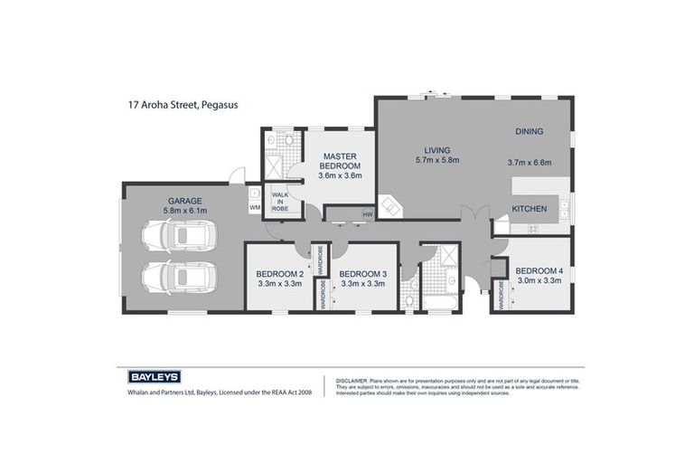 Photo of property in 17 Aroha Street, Pegasus, 7612