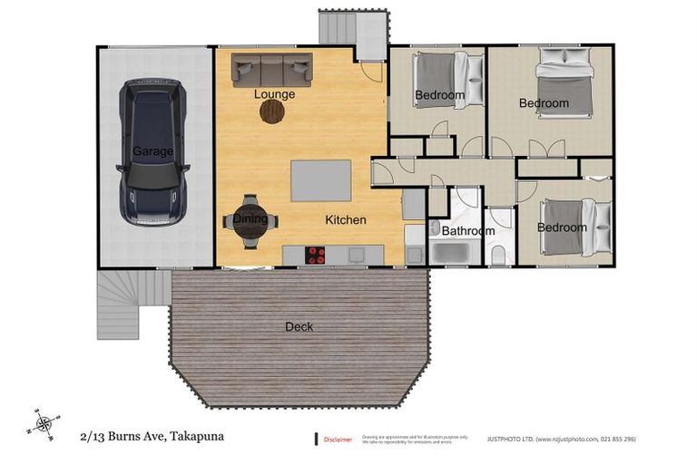 Photo of property in 2/13 Burns Avenue, Takapuna, Auckland, 0622