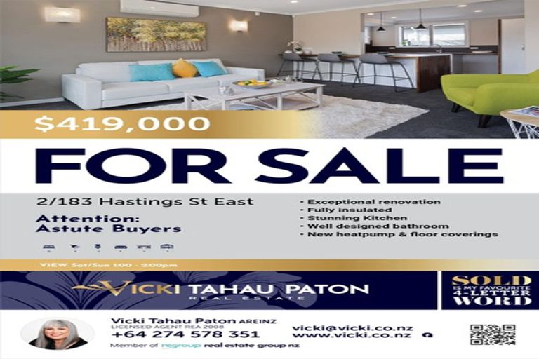 Photo of property in 2/183 Hastings Street East, Waltham, Christchurch, 8023