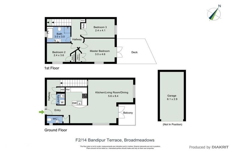 Photo of property in 2/14 Bandipur Terrace, Broadmeadows, Wellington, 6035