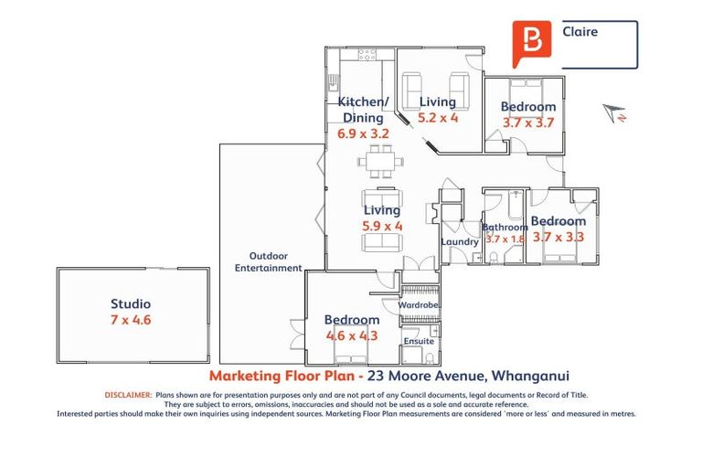 Photo of property in 23 Moore Avenue, Tawhero, Whanganui, 4501