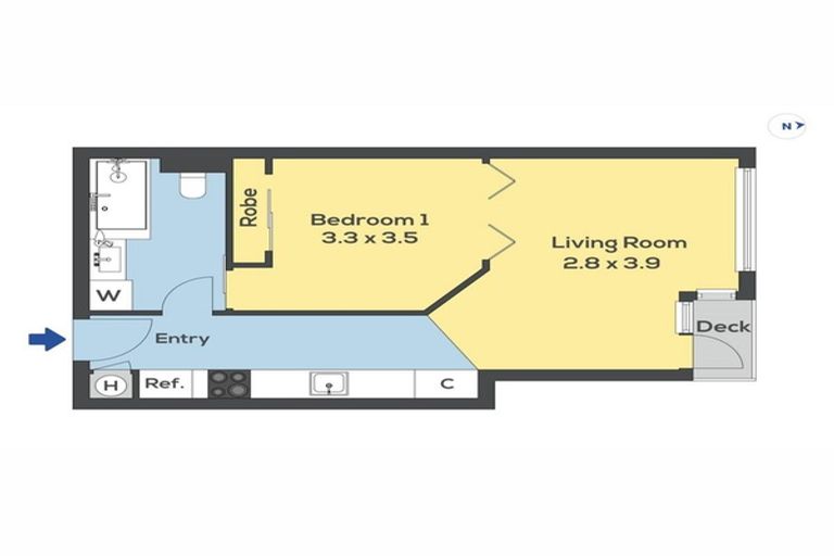 Photo of property in Tower Hill Apartments, 3b/1 Emily Place, Auckland Central, Auckland, 1010