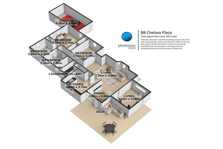 Photo of property in 8b Chelsea Place, Chartwell, Hamilton, 3210