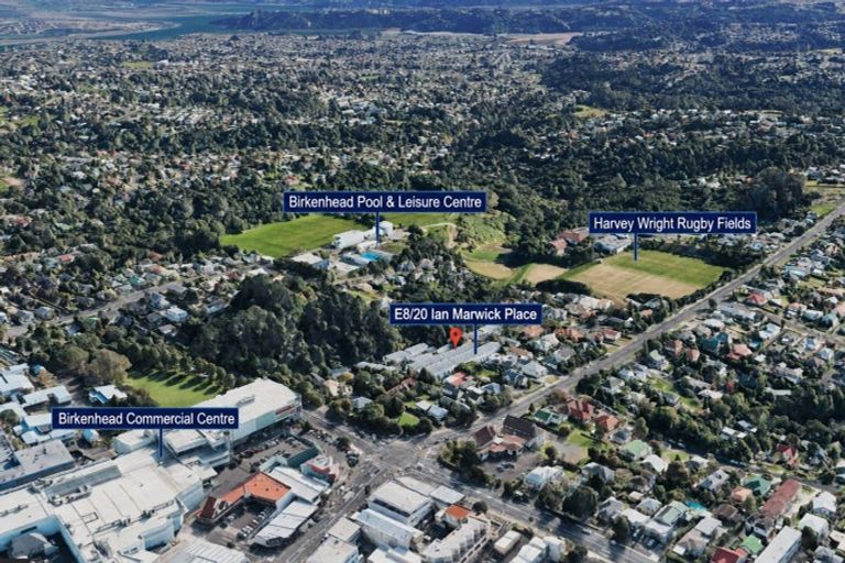 Photo of property in 8e/20 Ian Marwick Place, Birkenhead, Auckland, 0626