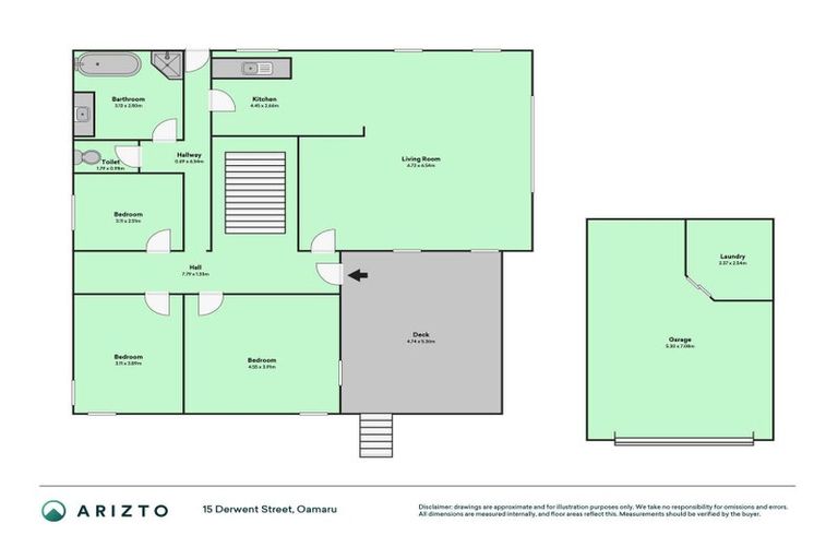 Photo of property in 15 Derwent Street, Oamaru North, Oamaru, 9400