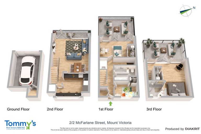 Photo of property in Mcfarlane Mews, 2/2 Mcfarlane Street, Mount Victoria, Wellington, 6011