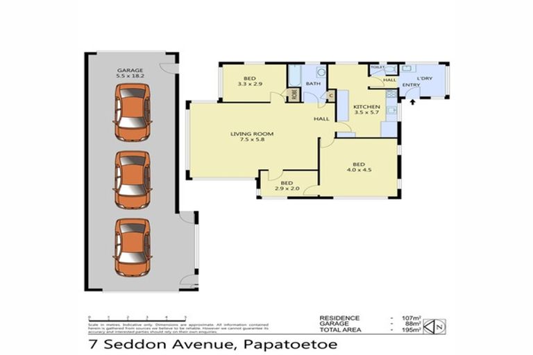 Photo of property in 7 Seddon Avenue, Papatoetoe, Auckland, 2104