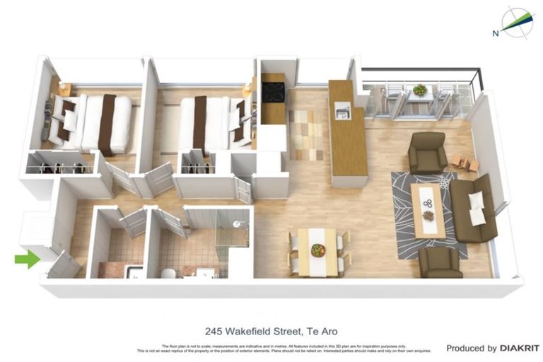 Photo of property in Monument Apartments, 4i/245 Wakefield Street, Te Aro, Wellington, 6011